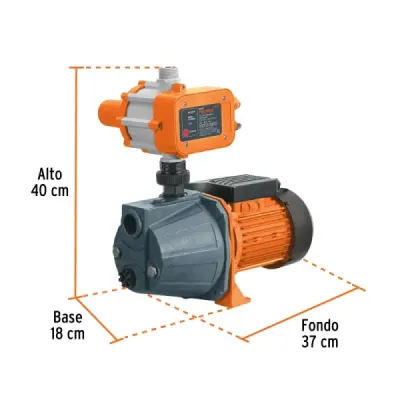 Bomba Presurizadora Agua 1hp Automática Truper Altura 50m