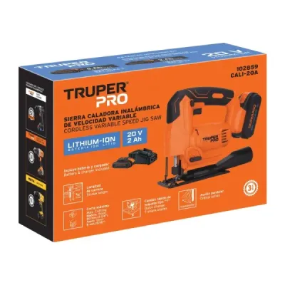 Sierra Caladora Inalámbrica 20v Truper Pro 1 Batería