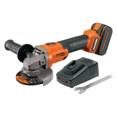 Pulidora Angular Inalámbrica 4.1/2' 20v Truper Pro Batería