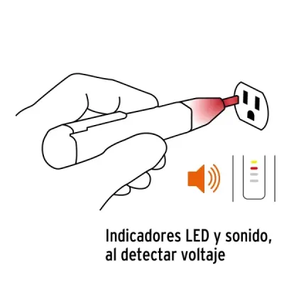 Tester Detector Tensión Sin Contacto Truper 12v-1000v 60 Hz