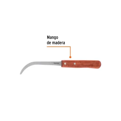 Cuchillo Bananero 5' Hoja 1.5 Mm Truper Racimos De Plátano