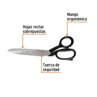 Tijeras Industriales Textil Pollerías 9' Truper Ajustables