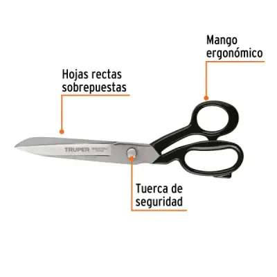 Tijeras Industriales Textil Pollerías 11' Truper Ajustables