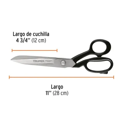 Tijeras Industriales Textil Pollerías 11' Truper Ajustables