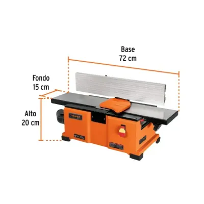 Canteadora Madera De Banco 6' 2hp Truper 120v Ducto Polvo