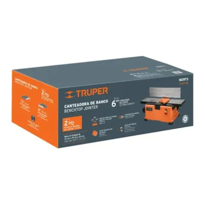 Canteadora Madera De Banco 6' 2hp Truper 120v Ducto Polvo
