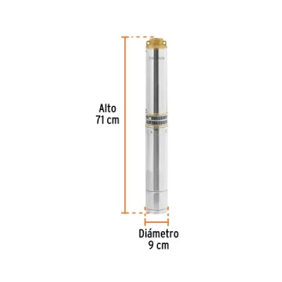 Bomba Bala Sumergible 1hp 220v Truper 180l/min Altura 40m