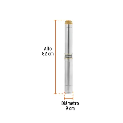 Bomba Bala Sumergible 1.5hp 220v Truper 180l/min Altura 60m