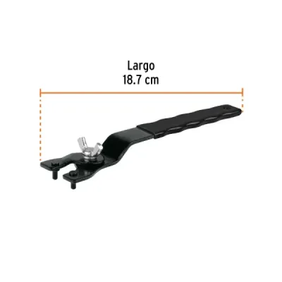 Llave Ajustable Para Pulidoras Truper Universal Mango Pvc
