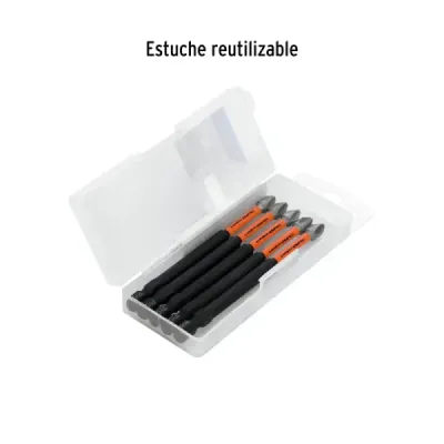 Set 5 Puntas Cruz Estrella Philips Ph2 X 4' Truper Expert