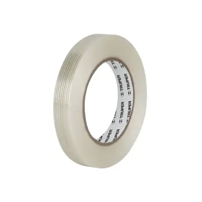 Cinta Embalaje Filamento 50mx18mm Truper 40kgf Reforzada
