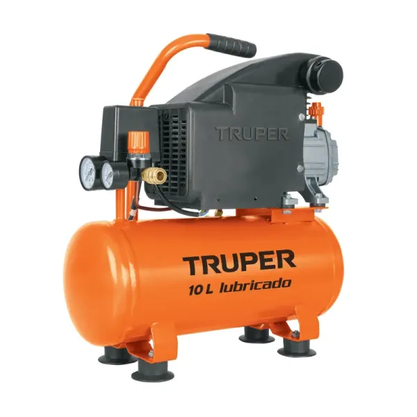 Compresor De Aire Lubricado 2hp 10l Truper Cobre 116psi 6a (COMP-10L2 - 103030)