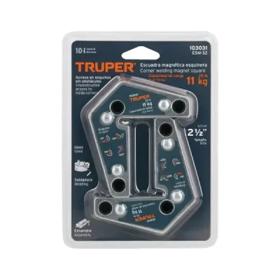 Juego 2 Escuadras Magnéticas Esquineras 2.3/4' 11kg Truper