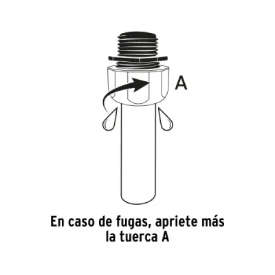 Conector Plástico Macho Manguera 1/2' Abs Truper Ajustable