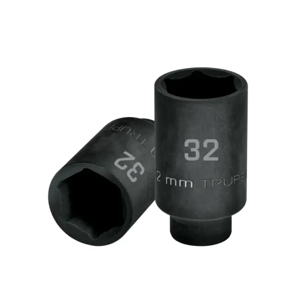 Copa Dado Impacto Largo 32mm 6 Puntas Truper Cuadrante 1/2' (D-7332-ML - 103192)