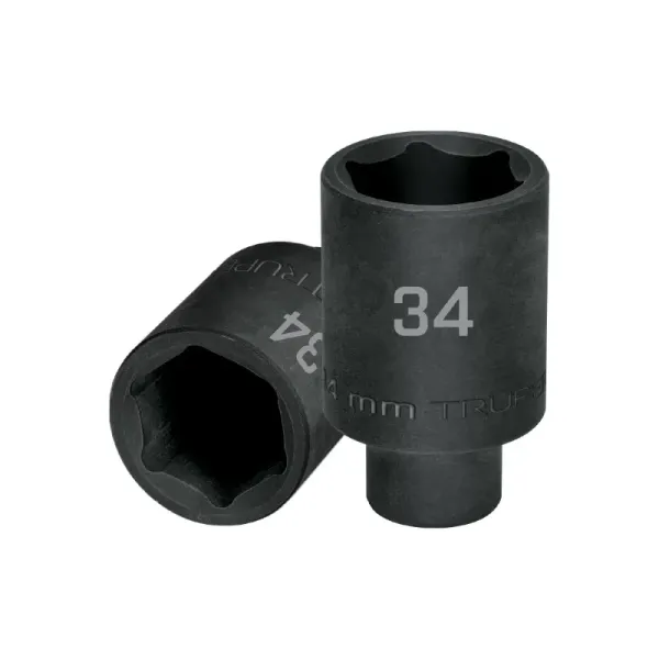 Copa Dado Impacto Largo 34mm 6 Puntas Truper Cuadrante 1/2' (D-7334-ML - 103193)