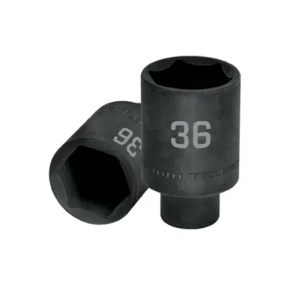 Copa Dado Impacto Largo 36mm 6 Puntas Truper Cuadrante 1/2'
