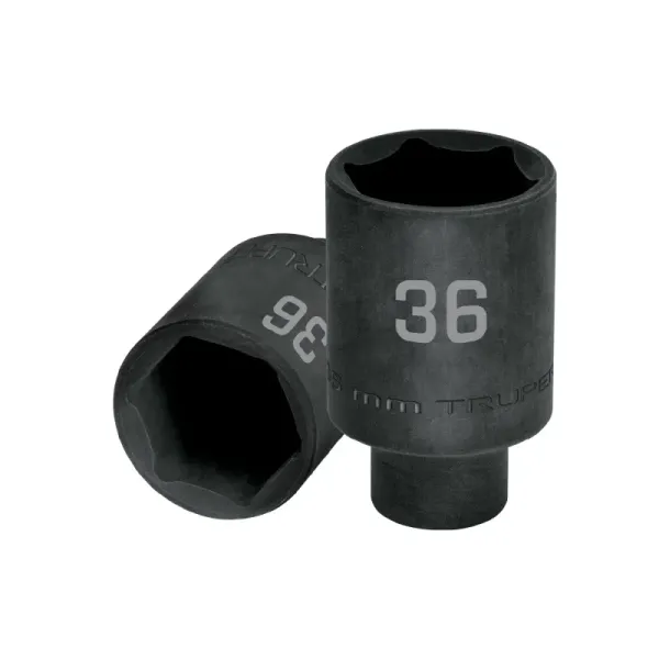 Copa Dado Impacto Largo 36mm 6 Puntas Truper Cuadrante 1/2' (D-7336-ML - 103194)