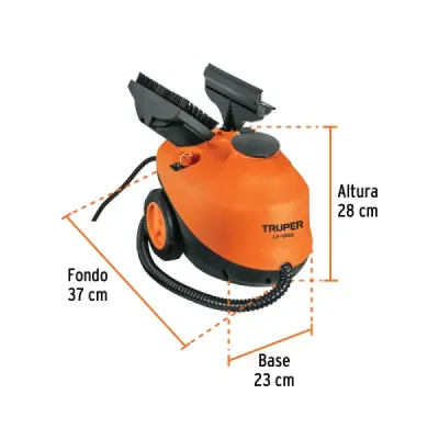 Limpiador De Vapor Multiusos 1800 W Truper Con Accesorios