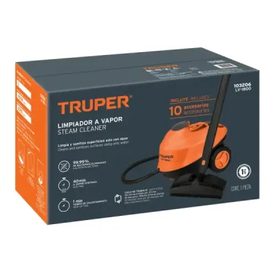 Limpiador De Vapor Multiusos 1800 W Truper Con Accesorios