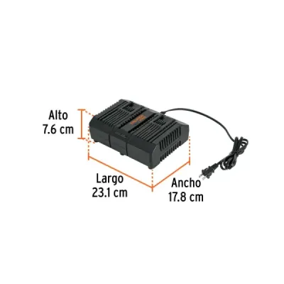 Cargador Dual Batería Herramientas Inalámbricas Truper Pro