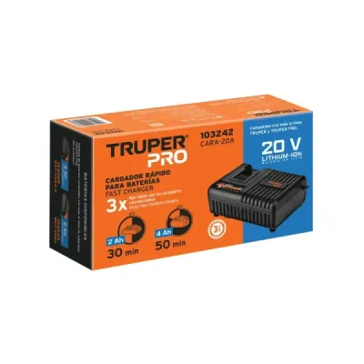 Cargador Rápido Batería Herramientas Inalámbricas Truper Pro