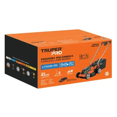 Podadora Inalámbrica Corte 13' 40v Truper Pro 2 Baterías