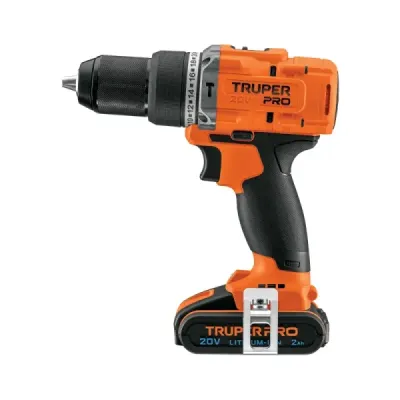 Taladro Percutor Inalámbrico 1/2' 20 V Truper 1 Batería