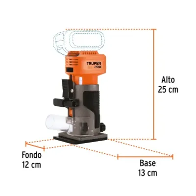 Ruteadora Compacta Inalámbrica 20v Truper Pro Sin Batería
