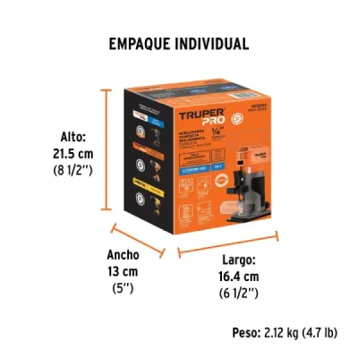 Ruteadora Compacta Inalámbrica 20v Truper Pro Sin Batería