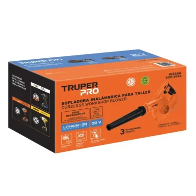 Sopladora Inalámbrica 20v 72 Cfm Truper Pro Sin Batería