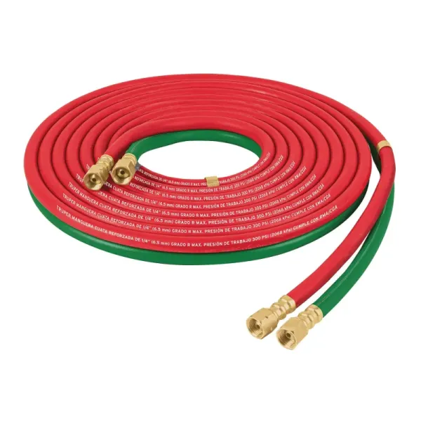 Manguera Cuata Reforzada Oxiacetileno 6mx1/4' Cpe Truper (M-CORSOL-T - 103297)