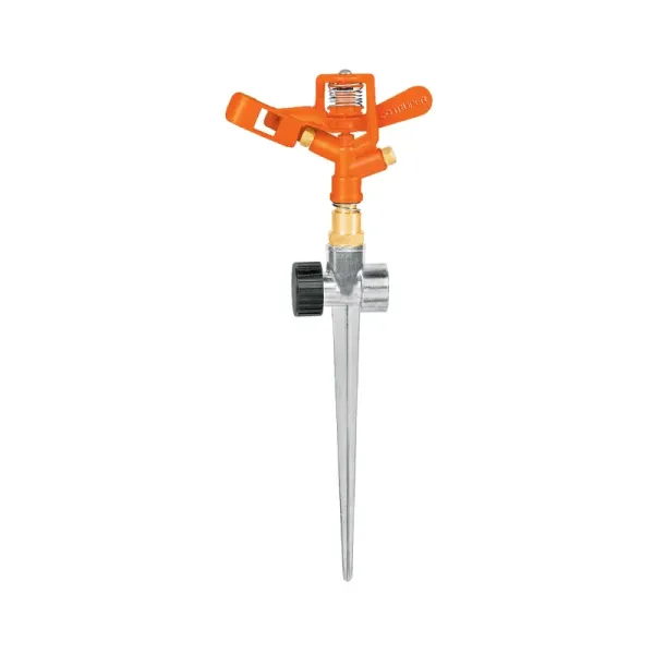 Aspersor Metálico 2 Vías Estaca 20 Cm Truper Doble Chorro (DOS-11X - 10330)