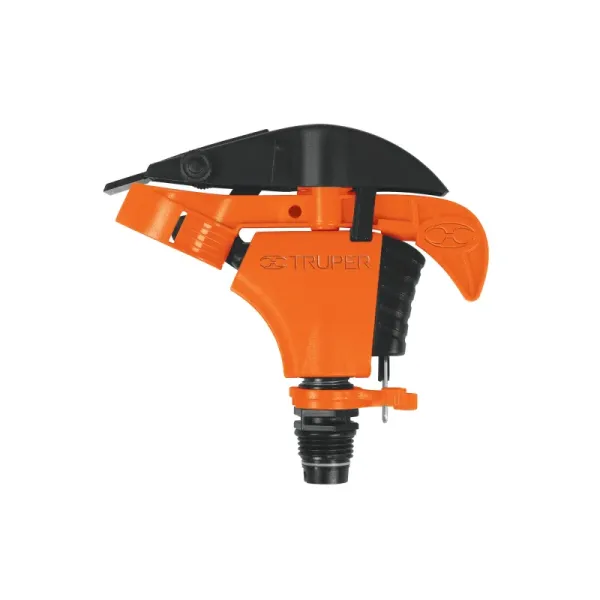 Aspersor Metálico Doble Chorro Truper Sin Estaca Riego 17 M (ASP-P - 10333)