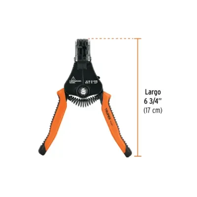Alicate Pelacable Automático 6.3/4" Pretul Cable 14-10 Awg Truper