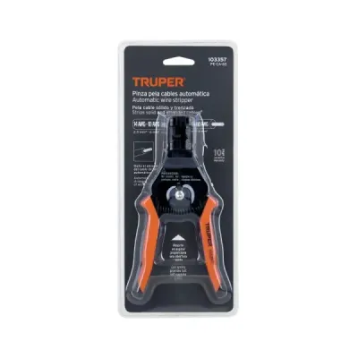 Alicate Pelacable Automático 6.3/4" Pretul Cable 14-10 Awg Truper