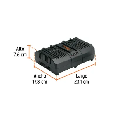 Cargador Dual + Baterías Para Herramientas 20v Truper Pro