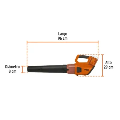 Sopladora Inalámbrica Turbo 40v Truper Pro Sin Batería