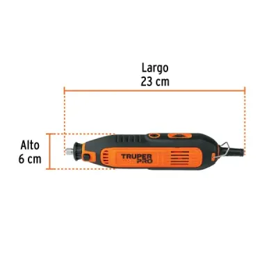 Mototool 135w 10000-36000 Rpm Truper Pro 97 Accesorios