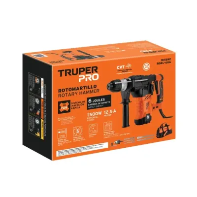 Taladro Percutor Sds Plus 6j Truper Pro Control Vibración