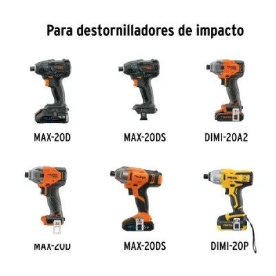 Adaptador Angular Atornillador Impacto 1/4' Truper 3 Puntas