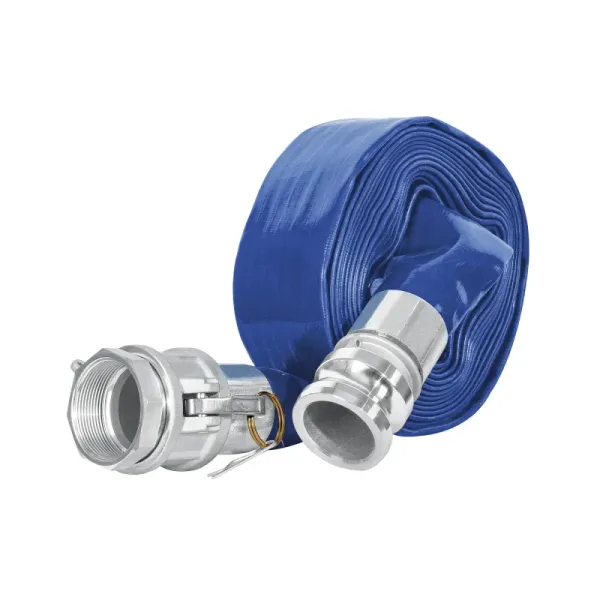 Manguera Plana Motobomba 2' Largo 7.5m Truper Conexiones (MANGUERA - 103648)