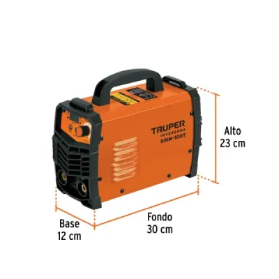 Soldador Inversor 100a 2 Fases Truper 120-220v 4 Soldaduras