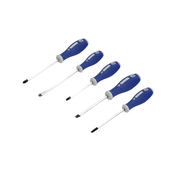 Juego De 5 Destornilladores Toolcraft Mango Bimaterial (TC3304)