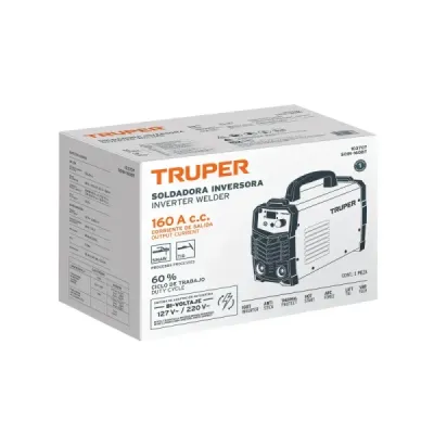 Soldador Inversor 160a 2 Fases Truper 120-220v 4 Soldaduras