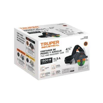 Cortador Piedra Baldosa 4.1/2' 1500w 34mm Truper Industrial