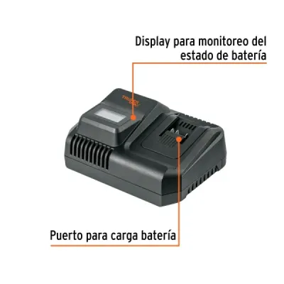 Cargador Rápido Herramientas Inalámbricas 20v Truper Max