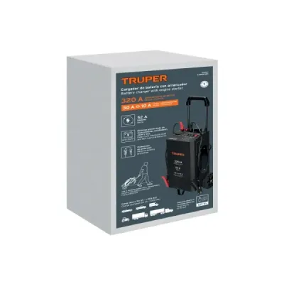 Cargador Arrancador Baterías 12-24v 320a Truper 120v Rápido
