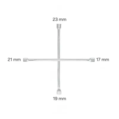 Cruceta Para Llanta Carro 18' Copa 17-19-22-23mm Truper