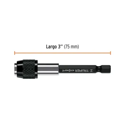 Extensión Puntas Magnética 3' Truper Expert Cambio Rápido